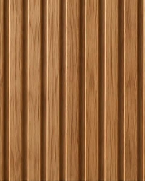 Reeded oak